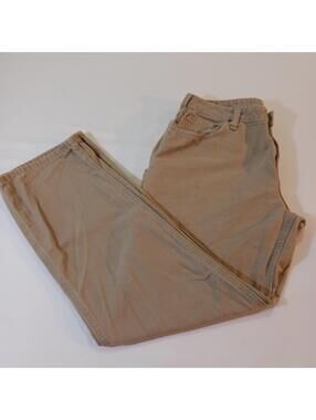 Carhartt WB159-GKH Relaxed Fit Women's Canvas Khaki Jeans Size (32x29.5)